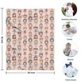 thumbnail image 4 of Doll Princess Pattern Blanket,Comfortable Soft Flannel Throw Blanket,All Season,Warm Lightweight Blankets for Sofa Bed Couch Living Room Chair,30"x40", 4 of 4