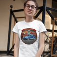 thumbnail image 3 of Tee Hunt Outta Gas on Route 66 Women's T-Shirt Novelty T-Shirt The Mother Road Retro Vintage Tee, White, X-Large, 3 of 5