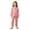 Pink, variant on BigâKids 2âPiece SatinâFeel Loungewear Set LongâSleeve OpenâFront Cardigan And Ruffleâ Pants Size 120â150