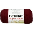 thumbnail image 2 of Bernat Super Value Burgundy Yarn - 3 Pack of 198g/7oz - Acrylic - 4 Medium (Worsted) - 426 Yards - Knitting/Crochet, 2 of 3