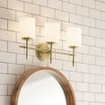 thumbnail image 5 of 55142BNB Kichler Lighting Ali - 3 Light Bath Bracket In Traditional Style-11.5 Inches Tall and 23.25 Inches Wide-Brushed Natural Brass Finish, 5 of 7