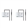 thumbnail image 1 of 2X Interruptor Zigbee Inteligente Tuya con Sensor de Temperatura, Relé Zigbee de Contacto Seco Pasivo, Funciona con Home Assistant, CC 7-32 V, 1 of 5