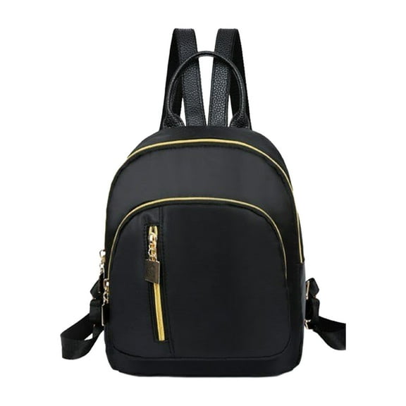 JeashCHAT Trendy Backpack Purse for Women and Ladies, Shoulder Travel Daypacks Bags, Lightweight Small Backpack, One Shoulder Two Shoulder Travel Bag, Black