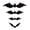 60pcs, variant on OIUR Halloween Bats Decorations Outdoor Indoor 3D Bat Stickers Horror Gothic Theme Paint-Safe Adhesive Waterproof Decals