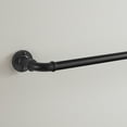 thumbnail image 4 of Eclipse Somerton 3/4" Pipe Blackout Wrap Curtain Rod, 66-120", Matte Black, 4 of 8