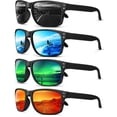 thumbnail image 1 of Gafas de sol polarizadas ANYLUV para hombre, retro cuadradas, UV400, 1 of 7