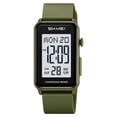 thumbnail image 2 of Luminous Digital Watch Waterproof Multifunction Wrist Watch Alarm Stopwatch Night Glow Easy Read Sports Watch Durable Outdoor Time Tool, for Running Hiking Travel Outdoor Use, 2 of 9