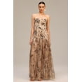 thumbnail image 1 of Vestido largo estampado Bellabarnetten Gemma sin mangas con abertura alta, 1 of 6