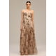 thumbnail image 1 of Vestido largo estampado Bellabarnetten Gemma sin mangas con abertura alta, 1 of 6