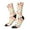 2 Black-2, variant on Afternoon Tea Print Adult Socks for Men & Women,Calf Socks, Ankle Socks,Boots Socks,Breathable Casual Sock,Unisex Crew Socks