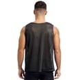 thumbnail image 2 of YONGHS Men's Mesh See Through Fishnet Muscle Tank Top Sleeveless Workout T-Shirt Night Club Tops Clubwear Black L, 2 of 7