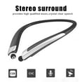 thumbnail image 3 of Lifetechs HBS 1100 Bluetooth compatible Earphone Neck mounted Noise canceling Stereo Surround Heavy Bass Handsfree Music Universal Wireless Sports Neckband Earbud for Running, 3 of 8