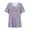 #0-Purple, variant on Patlollav Womens Tops Plus Size Short Sleeve V-Neck Shirts