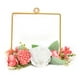thumbnail image 1 of Guirnalda de Aro de Metal Jadeshay Guirnalda Colgante de Flores Artificiales, 1 of 8