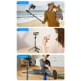 thumbnail image 5 of Retractable Aluminum Alloy Selfie Stick Gimbal with Stabilizer, Tripod & Phone Holder - 75cm Extended, 19cm Folded - For Travel, Live Streaming, Photography & Video Conferencing, 5 of 9