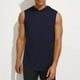 thumbnail image 1 of Blusa sin mangas con capucha para hombre, color liso, informal, deportiva, sin mangas, con capucha, de poliéster, 1 of 5