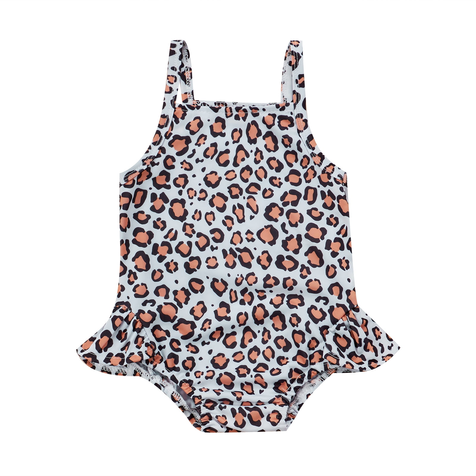 Pink Leopard Magic Sequin Girls One Piece Swimsuit 3-14 Shade Critters ...