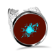 thumbnail image 1 of Anillo de compromiso de boda ajustable Unbranded con tinta azul M, 1 of 3