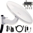thumbnail image 1 of ANTOP - Antena de TV Omnidireccional para Canales Locales, HDTV, RV/Marine, 360° con Amplificador In, 1 of 6