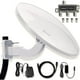 thumbnail image 1 of ANTOP - Antena de TV Omnidireccional para Canales Locales, HDTV, RV/Marine, 360° con Amplificador In, 1 of 6