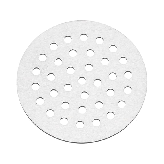 Uxcell 1 Pcs Stainless Steel Floor Drain Cover, 2 Inches Shower Hair Catcher Drain Grate for Furniture Repair Bathroom Kitchen, Silver Tone(Round)