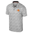 thumbnail image 2 of Men's Colosseum Black Clemson Tigers It's Time! Allover Print Polo, 2 of 3