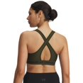 thumbnail image 4 of Sujetador deportivo Under Armour Crossback Mid Impact para mujer, color verde, 4 of 5
