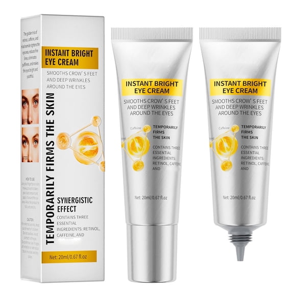 Dark Circles Under Eye Treatment,Eye Cream for Puffiness and Bags Under Eyes,Vitamin C Eye Balm Stick - Brightens, Reduces Puffiness & Dark Circles, Hydrating(Multicolorwhite)