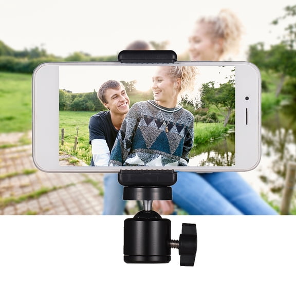 Phone Holder,Buzhi Clip Ballhead Adapter Ballhead Adapter Mount With 1/4 Inch Mount With 1/4 Adjustable Clip Ballhead Screw.