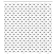 thumbnail image 2 of Ambesonne Polka Dot Shower Curtain, Rounds Retro Design Art, 69"Wx70"L, Pale Grey, 2 of 4
