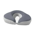 thumbnail image 2 of Almohada de masaje boca abajo para el hogar, almohada de masaje de salón de espuma viscoelástica transpirable Gris, 2 of 8