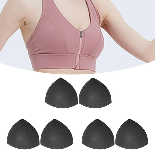 Women Cups Bra Inserts, Removable Soft Reusable Refreshing Washable Thin  Foam Bra Insert for Replacements Sports