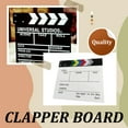thumbnail image 4 of fastboy Director Film Clapboard Action Scene Clapper Board Wooden Movie Film Clap Slate, L, Colorful, 4 of 6