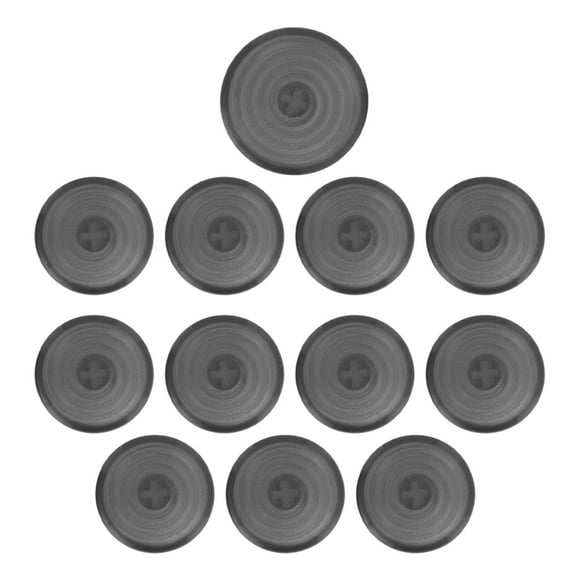 ZOUSSIQI 12pcs Arcade Button Cover 20.2mm 25.3mm Mechanical Push Button Cover for Kailh for Cherry for Akko for Glorious Switches Black EL225#25850