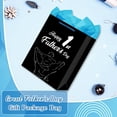 thumbnail image 4 of First Fathers Day Gift Bag - Happy 1st Fathers Day Gift Bag with Tissue Paper 11.5" Gift Bags with Handle for Men to Be New Dad Fathers Day Gift for Husbands from Wife, 4 of 4