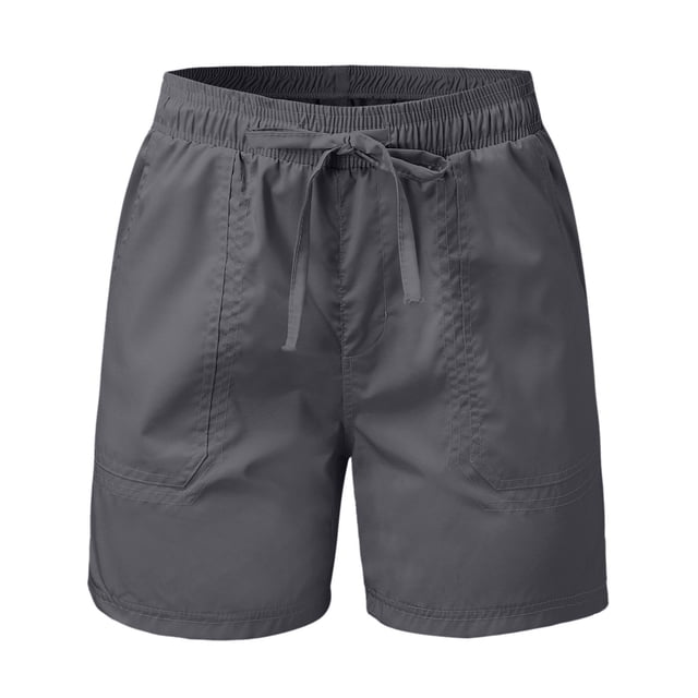 Aayomet Shorts d'Entraînement pour Femmes Séchage Rapide Shorts de Randonnée Athlétiques pour Femmes (Gris Foncé, TG)