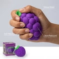 thumbnail image 5 of Squishy Purple Grape,Stress Relief Sensory Fidget, Soft & Tacky Squeeze for Adults, Relaxing Decompression Sensory Gifts, 5 of 6