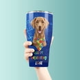 thumbnail image 3 of Autism Awareness Chesapeake Bay Retriever Accept Understand Love 30oz Stainless Steel Tumbler Insulated Cup with Lid Chessie Dog Lover - 12003, 3 of 5