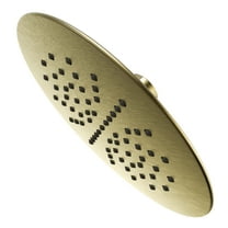 Kingston Brass KX673 Shower Scape 7" Round Raindrop ABS Shower Head, Antique Brass