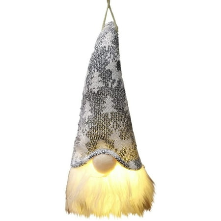 

Christmas Rudolph Faceless Plush Doll Luminous Pendant Xmas Children Gift Home Decor Pendant