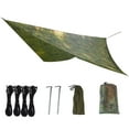 thumbnail image 2 of ZZwxWA Outdoor Supplies, Multifunctional Triangular, And Sunscreen Tent, Camping Beach, Sunshade Cloth, And Damp Mat, 2 of 3