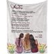 thumbnail image 1 of LHSHID Personalized to My Sister Blanket. Soft Throw Blanket for Christmas Birthday Graduation Thanksgiving & Christmas Gift 30"x40", 1 of 7