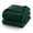 Forest Green, variant on Exclusivo Mezcla Plush Fuzzy Large Fleece Throw Blanket (50" x 70", Forest Green)- Soft, Warm and Lightweight