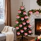 thumbnail image 4 of Decoraciones Del Árbol de Navidad Conjunto de Decoración de Bolas de Navidad, 1.97In Oro Rosa Plástico Estilos Múltiples para los Ornamentos Del Árbol de Navidad de la Fiesta, 4 of 6