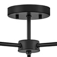 thumbnail image 3 of 84203BK Lark Julep - 15W 3 LED Medium Semi-Flush Mount In Modern-12.75 Inches Tall and 20 Inches Wide-Black Finish, 3 of 11