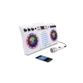 thumbnail image 3 of iKaraoke KS303W-BT Bluetooth CD&G Karaoke System with Multi Color Lighting Effect, White, 3 of 4