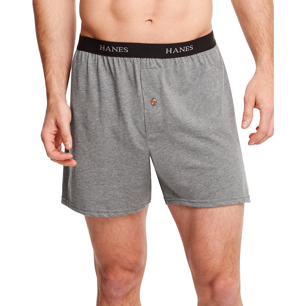 Hanes Men's Ultimate ComfortSoft Knit Boxer, 5Pack