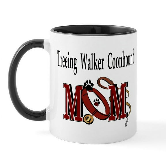 CafePress - Treeing Walker Coonhound Mug - 11 oz Ceramic Mug - Novelty Coffee Tea Cup