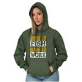 thumbnail image 3 of Fishermen Born to Fish Made to Work Hoodie Sweatshirt Women Men Brisco Brands X, 3 of 6