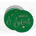 thumbnail image 2 of Inkdotpot Love Is Sweet Wedding Bottle Tag Real Rose Gold Foil Favor Hang Tags Pack Of 100, 2 of 7